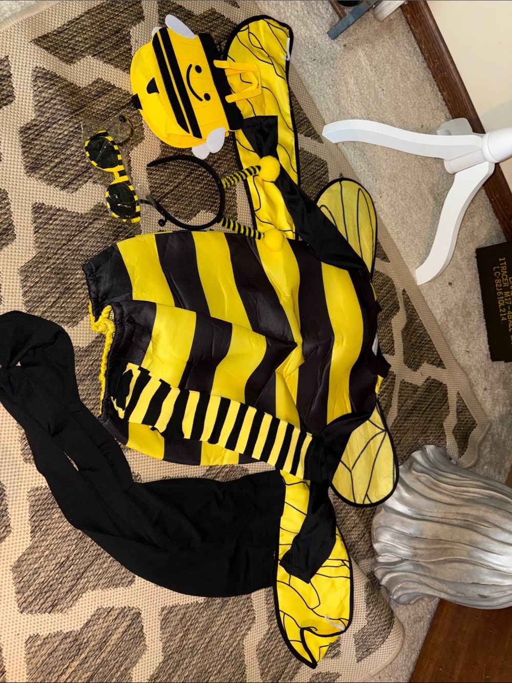 Kids Bumblebee Costume Set - Yellow & Black